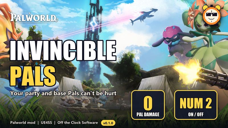 Cover art for Invincible Pals, a Palworld mod